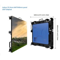 P2.5 Indoor Slim LED Display Screen With Die-casting Aluminum Cabinet