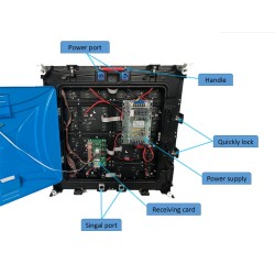 P2.5 Indoor Slim LED Display Screen With Die-casting Aluminum Cabinet