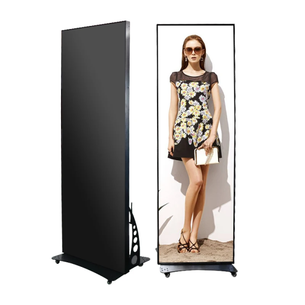 Ultra Thin Indoor Advertising P2.5 Poster Stand Led Video Display