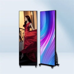 70 75 86 inch touch screen vertical LCD panel bracket advertising display screen LED advertising machine full HD large advertising screen
