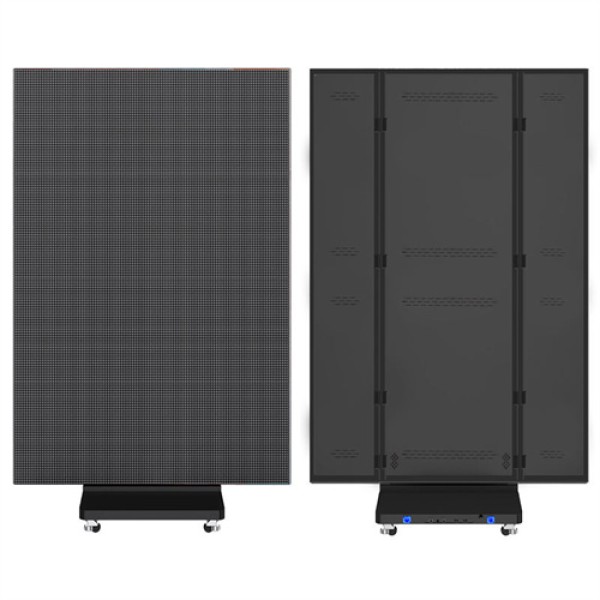 LED Advertising Digital P2.5 P3 P4 Foldable Double-Sided Three LED Three-Fold Poster Foldable LED Screen Display