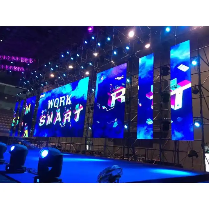 rental led display LED Full Color LED Wall 500x1000 Die Casting ...