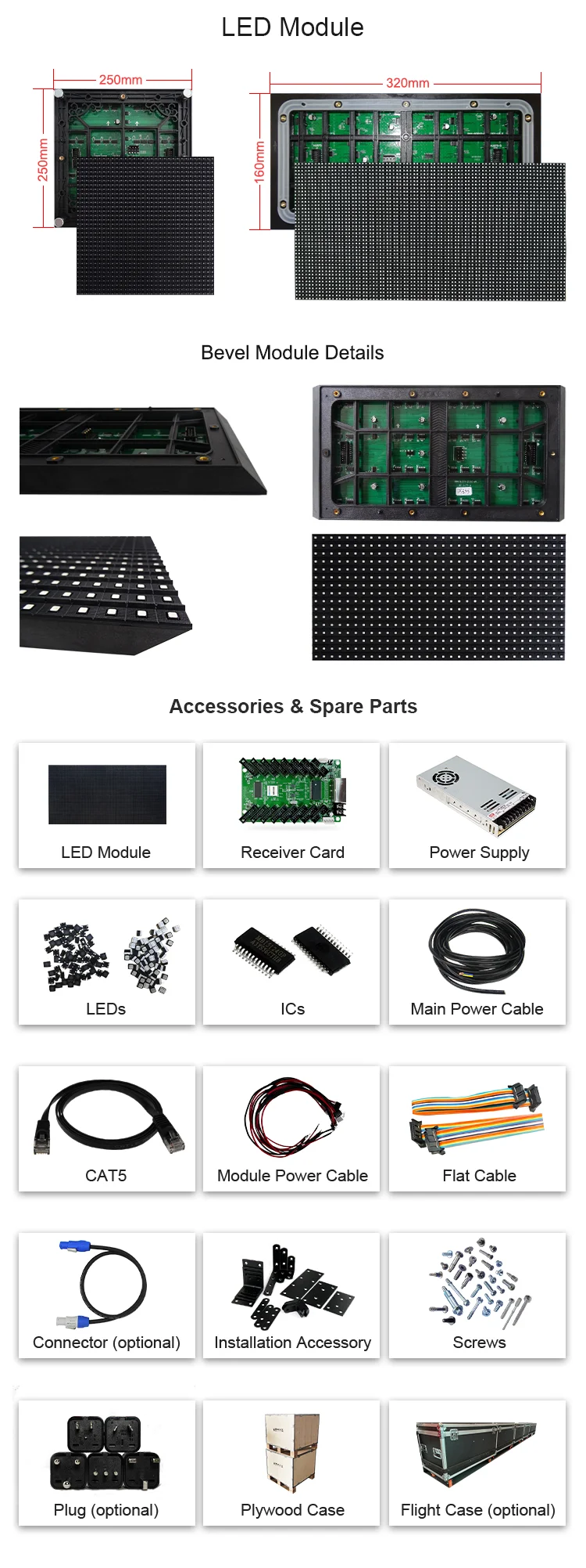 Led Wall Module With Color Led Wall Module Electronic Screen Billboard Led Display Indoor P2.5 Led ...